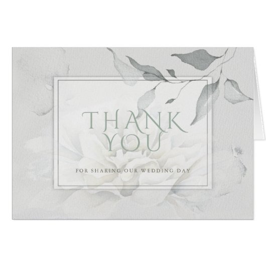 Chic Boho Alabaster Dahlia Rustikale Wasserfarbe (Vorderseite (Horizontal))