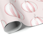 Chic Boho Blush Pink Strippendekorationen Geschenkpapier (Rolleneckpunkt)