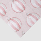 Chic Boho Blush Pink Strippendekorationen Seidenpapier (Detail)