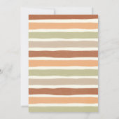 Chic Boho Cosy Holiday Favorite Things Party Einladung (Rückseite)