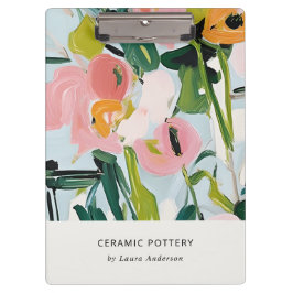 Chic Boho farbenfroh pink blau grün gestrichen Blu Klemmbrett