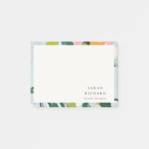 Chic Boho farbenfroh pink blau grün gestrichen Blu Post-it Klebezettel