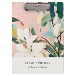 Chic Boho farbenfroh rosa Aquamarin grün gestriche Klemmbrett