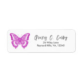 Chic Boho Hübsch Lavender Butterfly Girly Femme (Vorne)