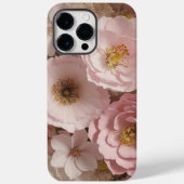 Chic Boho Pink Blume Ästhetik Case-Mate iPhone Hülle (Rückseite)