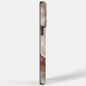 Chic Boho Pink Blume Ästhetik Case-Mate iPhone Hülle (Rückseite / Rechts)