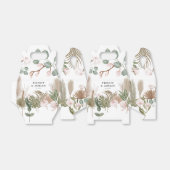 Chic Boho Pink Orchideen & Getrocknete Blätter Hoc Geschenkschachtel (Ungefaltet)