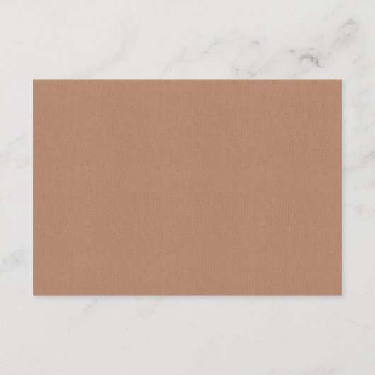 Chic Boho Protea Dry Palm Floral Hochzeitsempfang Begleitkarte (Rückseite)