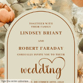Chic Boho Rusty Ivory Sage Floral Wedding Invites Einladung