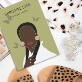 Chic Boho Silhouette Earring Display Card Visitenkarte