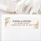 Chic Boho Wedding with Beige and Yellow Blooms (Insitu)