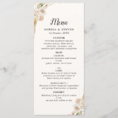 Chic Boho Wedding with Beige and Yellow Blooms Programm (Vorderseite)