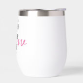 Chic Bold Script Personalisiert Junggeselinnen-Abs (Links)