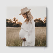 Chic Bonjour bebe baby shower Gästebuch (Rückseite)