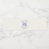 Chic Bonjour bebe baby shower Wasserflaschenetikett (Einzelnes Label)