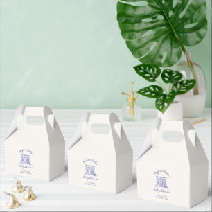 Chic Bonjour bebe Babyparty Geschenkschachtel