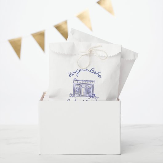 Chic Bonjour bebe Babyparty Geschenktütchen (Party)