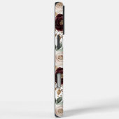 Chic Bordeaux Creme Blumen Case-Mate iPhone Hülle (Rückseite / Rechts)