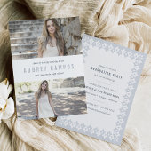 Chic Border | Foto Graduation Party Einladung