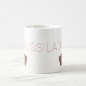 Chic Boss Lady| Rose Gold Rosa Glitzer Schuhe Kaffeetasse (Mittel)