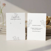 Chic Botanical Custom Earring Holding Design