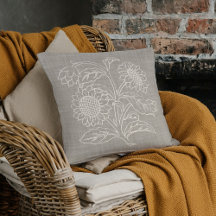 Chic Botanical Ivory Sonnenblumen Kunst, Dichtung 