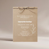 Chic Boutique Grand Opening Invitation | Stylish