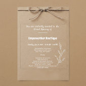 Chic Boutique Grand Opening Invitation | Stylish