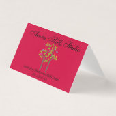 Chic Boutique Red Danke-Card (Vorderseite)