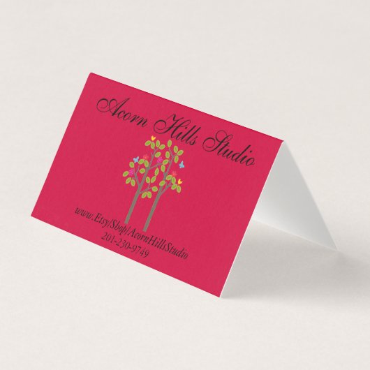 Chic Boutique Red Danke-Card (Vorderseite)