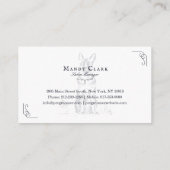 Chic Boutique Style Pet Salon German Shepherd Dog Visitenkarte (Rückseite)