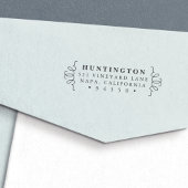 Chic Brackets Rücksendeadresse Briefmarke Permastempel