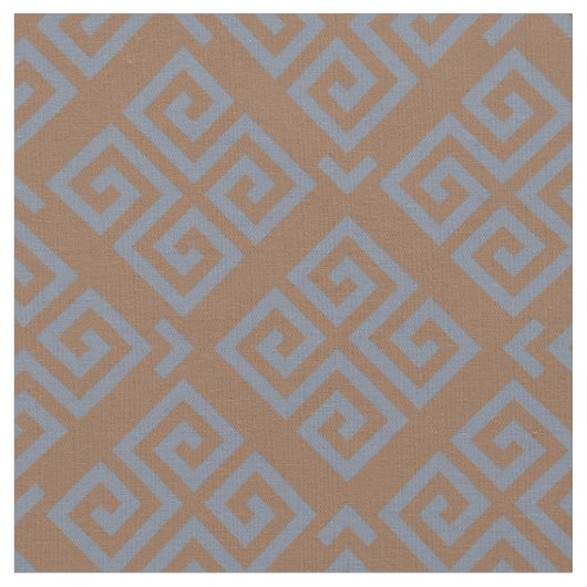 Chic braune graue, geometrische Hauptmuster Stoff (Nahaufnahme)