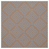 Chic braune graue, geometrische Hauptmuster Stoff (Muster)