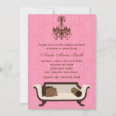 Chic Brautparty Einladung (Vorderseite)