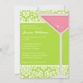 Chic Brautparty Einladung (Vorderseite)