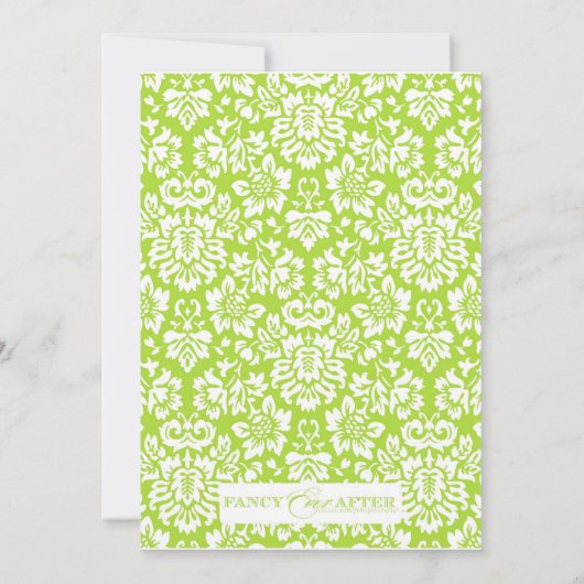 Chic Brautparty Einladung (Rückseite)