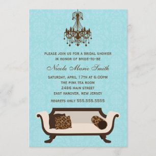 Chic-Brautparty Einladung