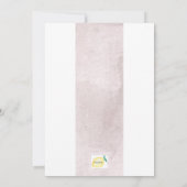 Chic Brautparty Einladung (Rückseite)