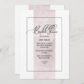 Chic Brautparty Einladung (Vorne/Hinten)