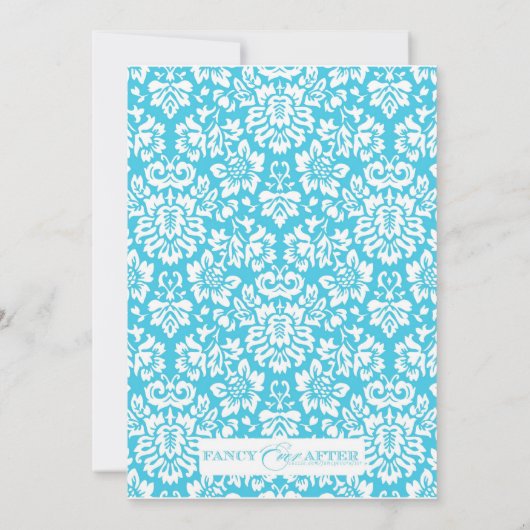 Chic Brautparty Einladung (Rückseite)