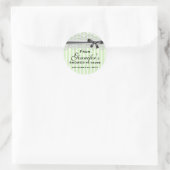 Chic Brautparty Lovely Lace Sticker Custom Text (Tasche)