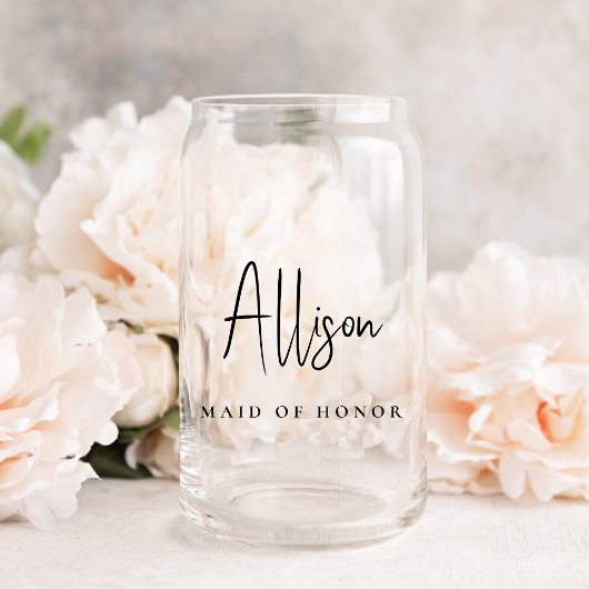 Chic Brautparty Wedding Dosenglas