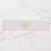 Chic bread and butter bridal shower wasserflaschenetikett (Einzelnes Label)