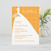 Chic Bridal Dusche Einladung (Stehend Vorderseite)