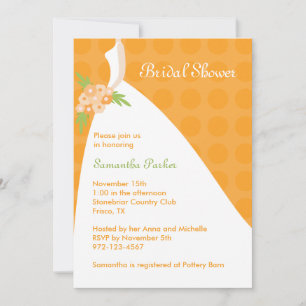 Chic Bridal Dusche Einladung