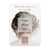 Chic Bridal Hairstyles Promoter Kühlschrank Magnet (Vertikal)
