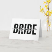 Chic Bride Squad Junggesellinnenabschied Karte (Gelbe Blume)