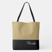 Chic Bride Tote Bag Tasche (Rückseite)