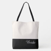Chic Bride Tote Bag Tasche (Rückseite)